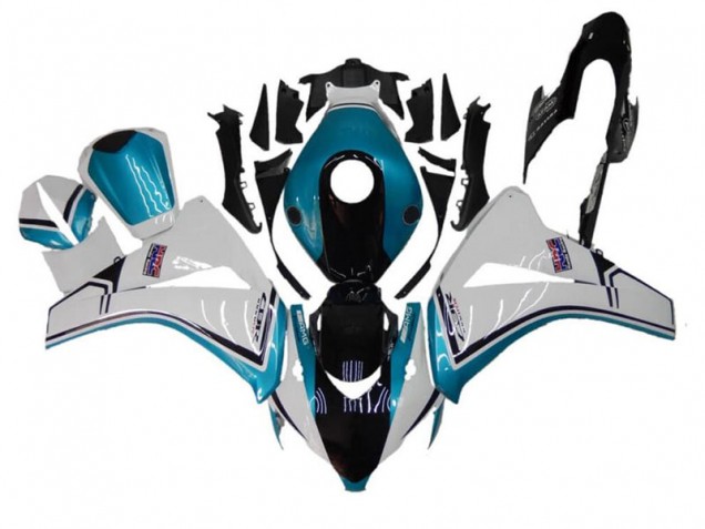 2008-2011 Blue White Black Honda CBR1000RR Motorcycle Fairings