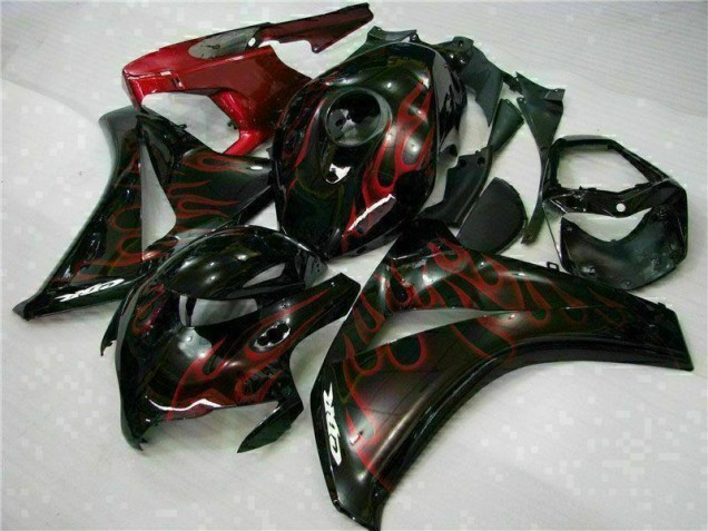 2008-2011 Red Flame Honda CBR1000RR Motorcycle Fairings