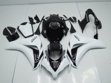 2008-2011 White and Black Grey Honda CBR1000RR Motorcycle Fairings