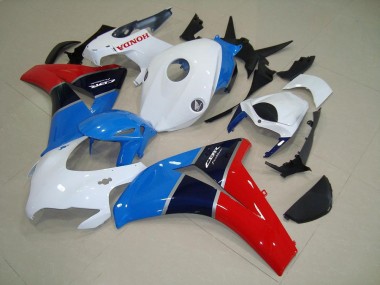 2008-2011 White Blue Red Honda CBR1000RR Motorcycle Fairings