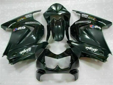 2008-2012 Black Kawasaki Ninja EX250 Plastic Full Fairing Kit