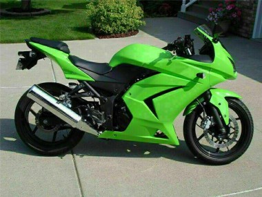 2008-2012 Green Kawasaki Ninja EX250 Motorcycle Fairings