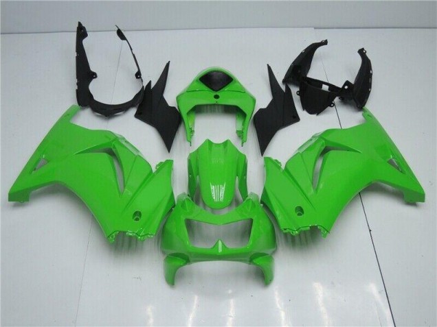 2008-2012 Green Kawasaki Ninja EX250 Plastic Full Fairing Kit