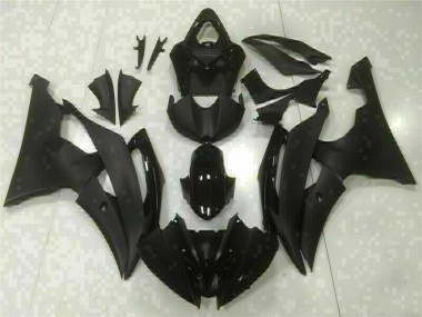 2008-2016 Black Yamaha YZF R6 Fairing Kit