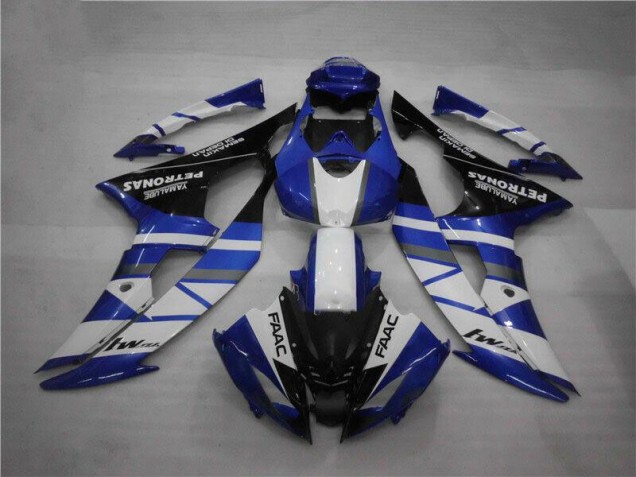 2008-2016 Blue White FAAC Yamaha YZF R6 Motorcycle Fairings