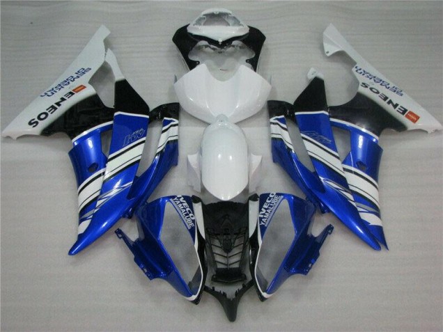 2008-2016 Blue White Yamaha YZF R6 Motorcycle Fairings