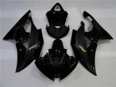 2008-2016 Glossy Matte Black Yamaha YZF R6 Motorcycle Fairings