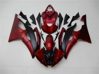 2008-2016 Red Black Yamaha YZF R6 Fairing Kit & Bodywork