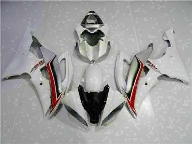 2008-2016 White Yamaha YZF R6 Full Fairing Kits