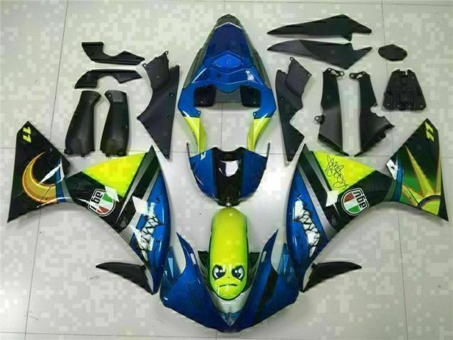 2009-2011 Blue Yamaha YZF R1 Motorcycle Fairings