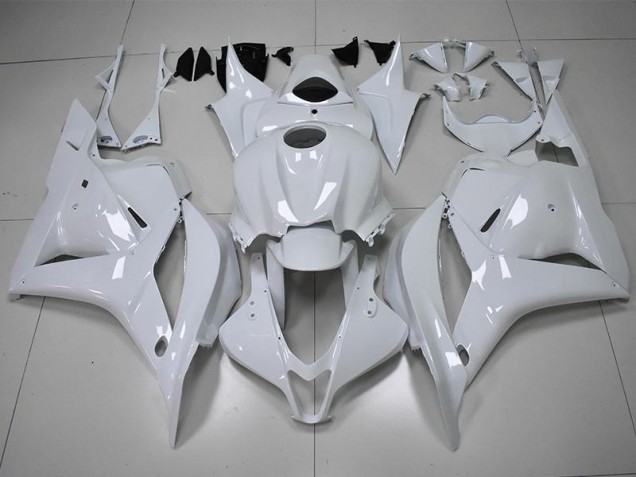 2009-2012 Pearl White Honda CBR600RR Motorcycle Fairings