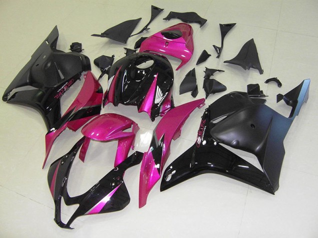 2009-2012 Pink Black Honda CBR600RR Motorcycle Fairings