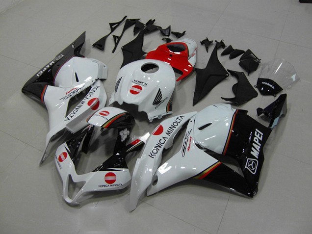 2009-2012 Red Konica Minolta Honda CBR600RR Motorcycle Fairings