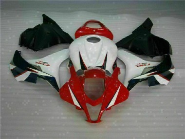 2009-2012 Red White Honda CBR600RR Motorcycle Fairings