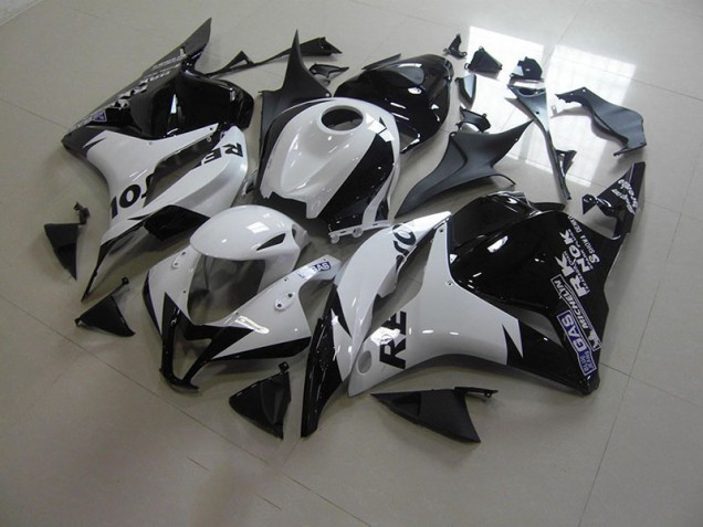 2009-2012 White Black Repsol Honda CBR600RR Motorcycle Fairings