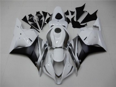 2009-2012 White Silver Black Honda CBR600RR Motorcycle Fairings