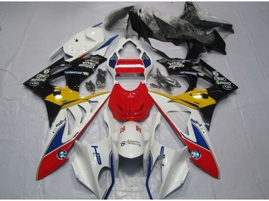 2009-2014 Red White Yellow BMW S1000RR Motorcycle Fairings