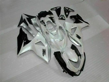 2009-2016 White Black Suzuki GSXR1000 Motorcycle Fairings