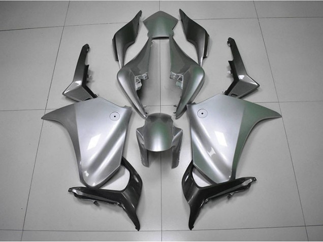 2010-2014 Silver Honda VFR1200 Motorcycle Fairings