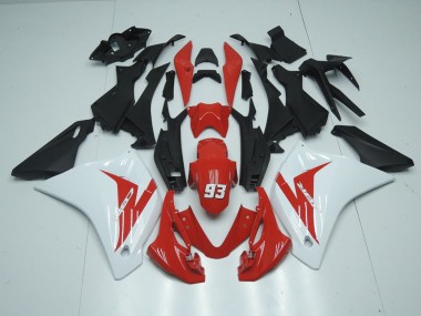 2011-2013 Red White Honda CBR125R Motorcycle Fairings