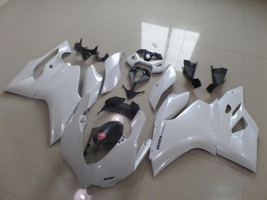 2011-2014 Pearl White Ducati 1199 Motorcycle Fairings