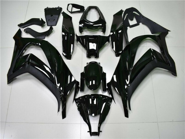 2011-2015 Glossy Black Kawasaki Ninja ZX10R Motorcycle Fairings