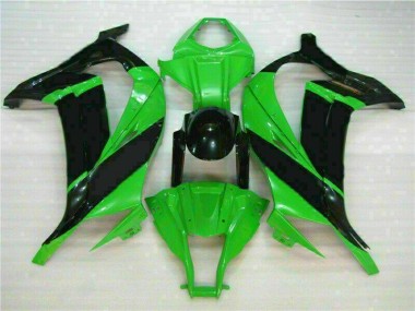 2011-2015 Green Black Kawasaki Ninja ZX10R Full Fairing Kit