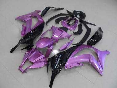 2011-2015 Pink and Black Kawasaki Ninja ZX10R Motorcycle Fairings