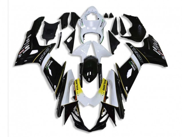 2011-2020 Black White Suzuki GSXR 600/750 Motorcycle Fairings