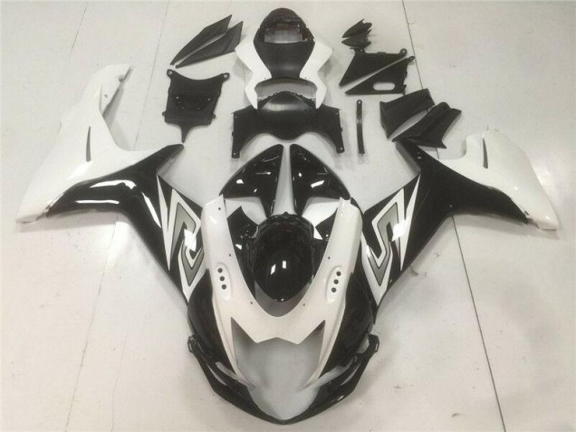 2011-2020 Black White Suzuki GSXR 600/750 Plastics Fairing Kits