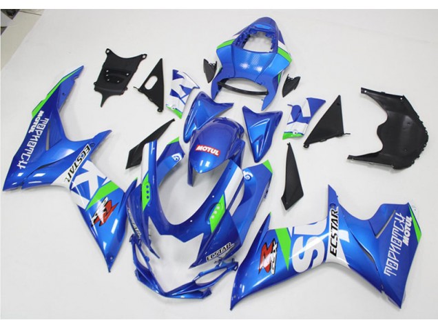 2011-2020 Blue White Green Suzuki GSXR 600/750 Motorcycle Fairings