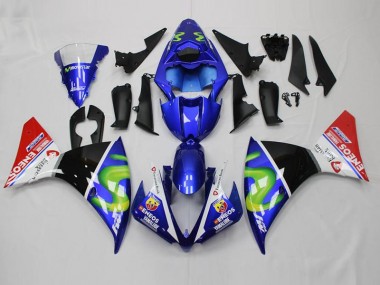 2012-2014 Blue White Black Red Yamaha YZF R1 Motorcycle Fairings