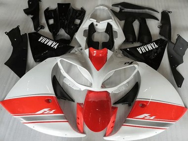 2012-2014 Racy Red White Black Yamaha YZF R1 Motorcycle Fairings