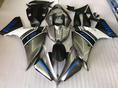 2012-2014 Silver Blue Yamaha YZF R1 Motorcycle Fairings