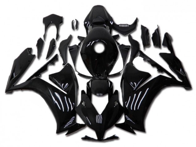 2012-2016 Glossy Black Honda CBR1000RR Injection Motorcycle Fairings