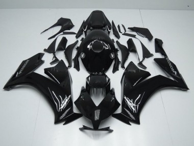 2012-2016 Glossy Black Honda CBR1000RR Motorcycle Fairings