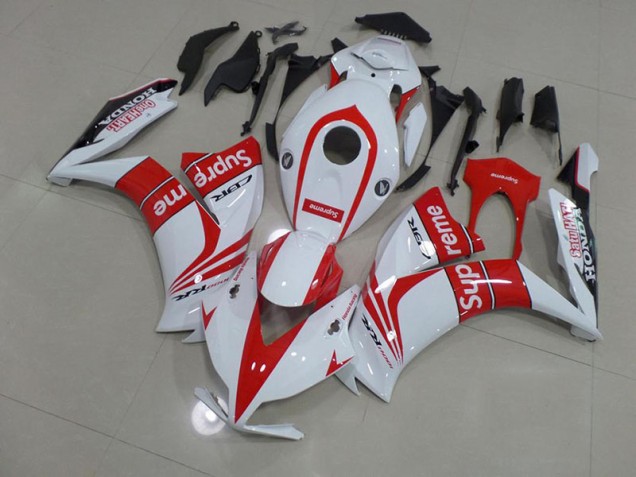 2012-2016 Red and White Supreme Honda CBR1000RR Motorcycle Fairings