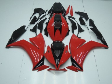 2012-2016 Red Black with No Decals Honda CBR1000RR Motorcycle Fairings