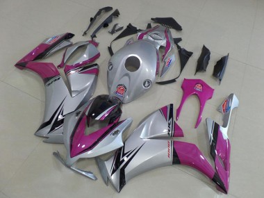 2012-2016 Silver Pink Honda CBR1000RR Motorcycle Fairings