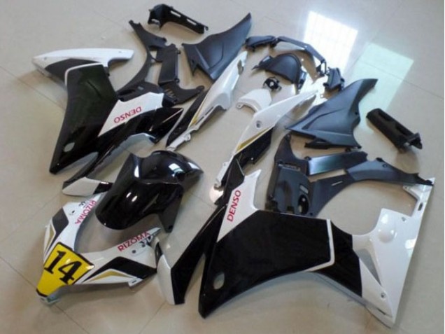 2013-2015 Black White Honda CBR500RR Motorcycle Fairings