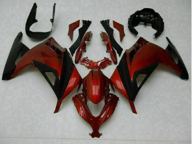 2013-2016 Red Kawasaki Ninja EX300 Motorcycle Fairings