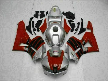 2013-2019 Red Silver Honda CBR600RR Motorcycle Fairings