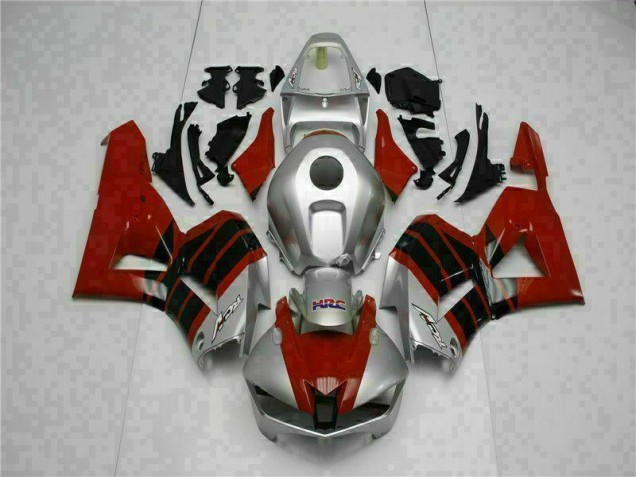 2013-2019 Red Silver Honda CBR600RR Motorcycle Fairings