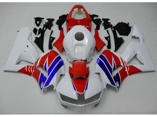 2013-2019 White Blue Red Honda CBR600RR Motorcycle Fairings