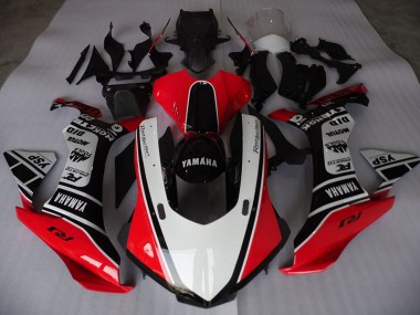 2015-2019 Red White Black Yamaha YZF R1 Motorcycle Fairings