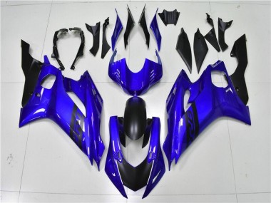 2017-2019 Blue Black Yamaha YZF R6 Motorcycle Fairings