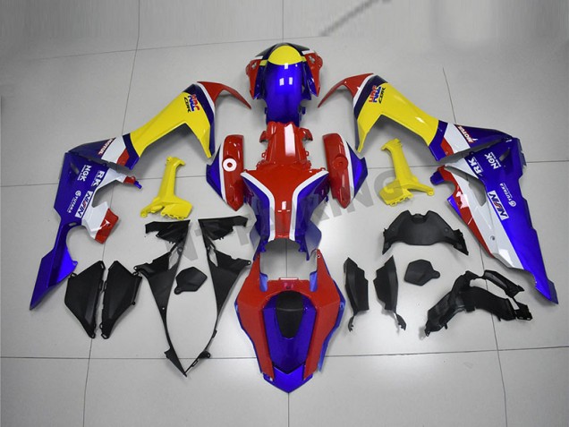 2017-2019 Blue Yellow Red Honda CBR1000RR Motorcycle Fairings