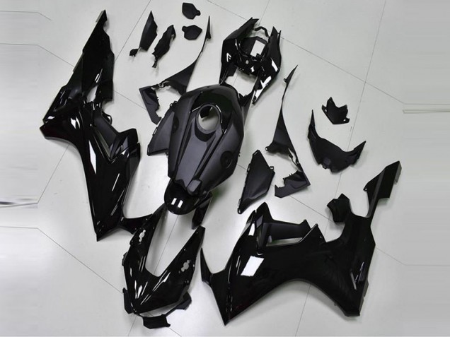 2017-2019 Glossy Matte Black Honda CBR1000RR Motorcycle Fairings