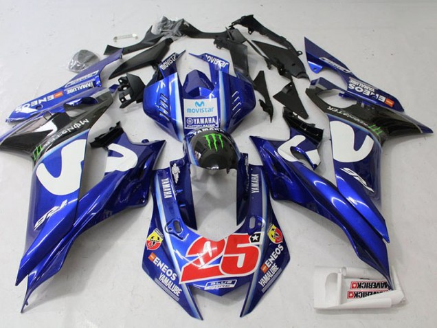 2017-2019 Movistar Yamaha YZF R6 Motorcycle Fairings