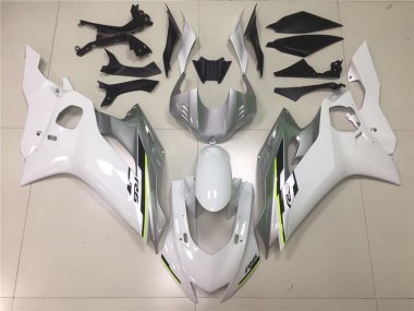 2017-2019 White Silver Yamaha YZF R6 Motorcycle Fairings